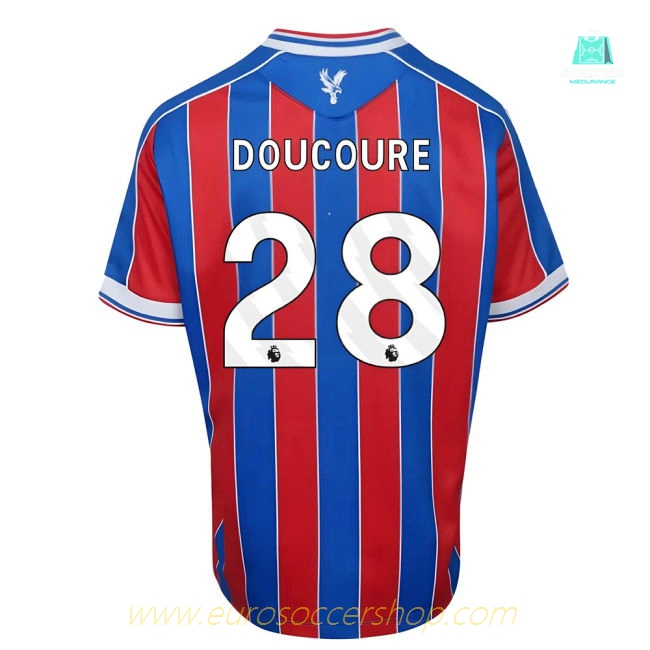 2025-2026 Crystal Palace Home Shirt (Kids) (Doucoure 28)