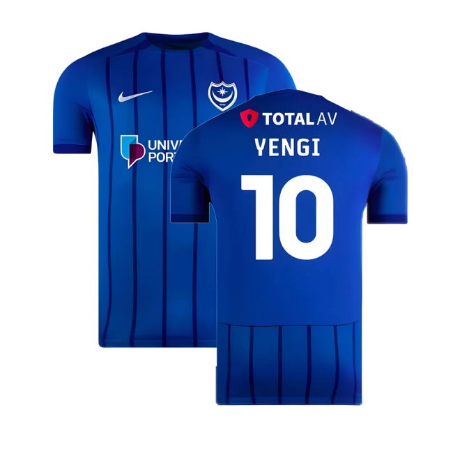 Portsmouth official style Home Shirt 2024-2025 (Adult