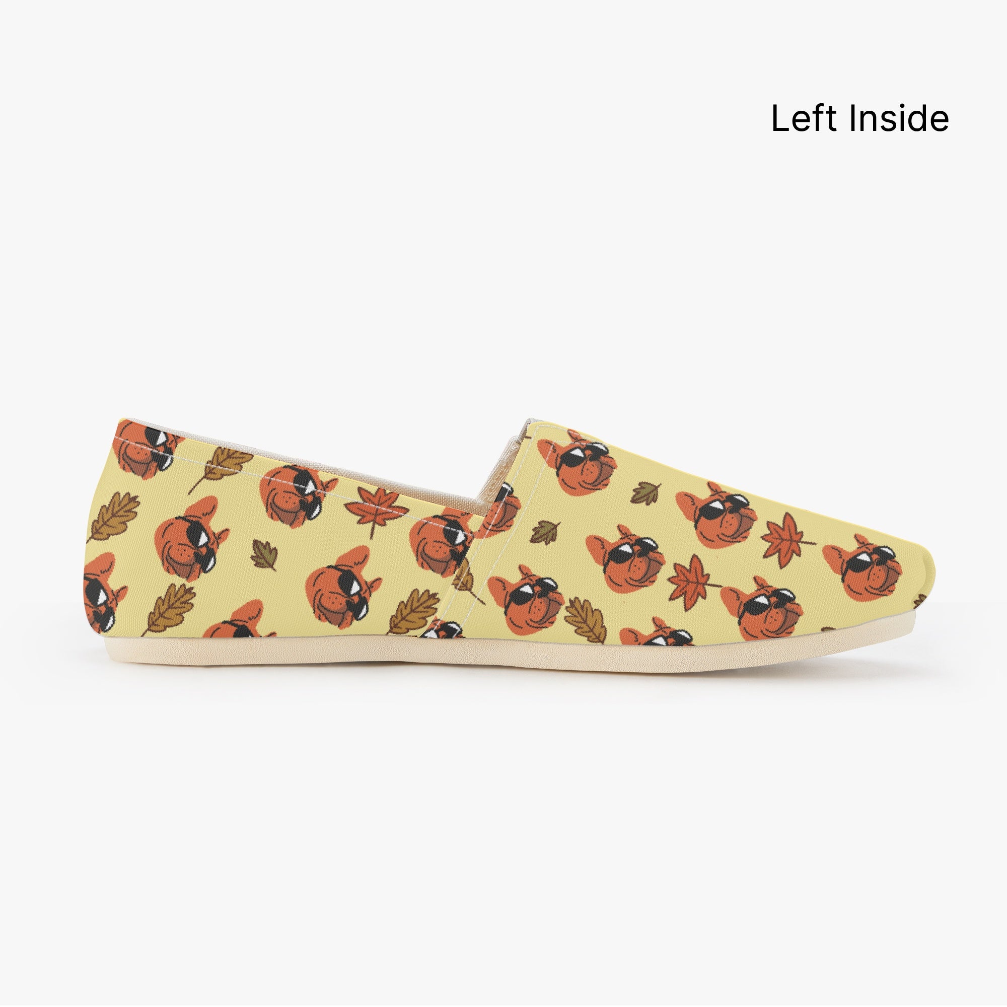 French Bulldog Denim Casual Canvas Shoes Cozy Paw Wear