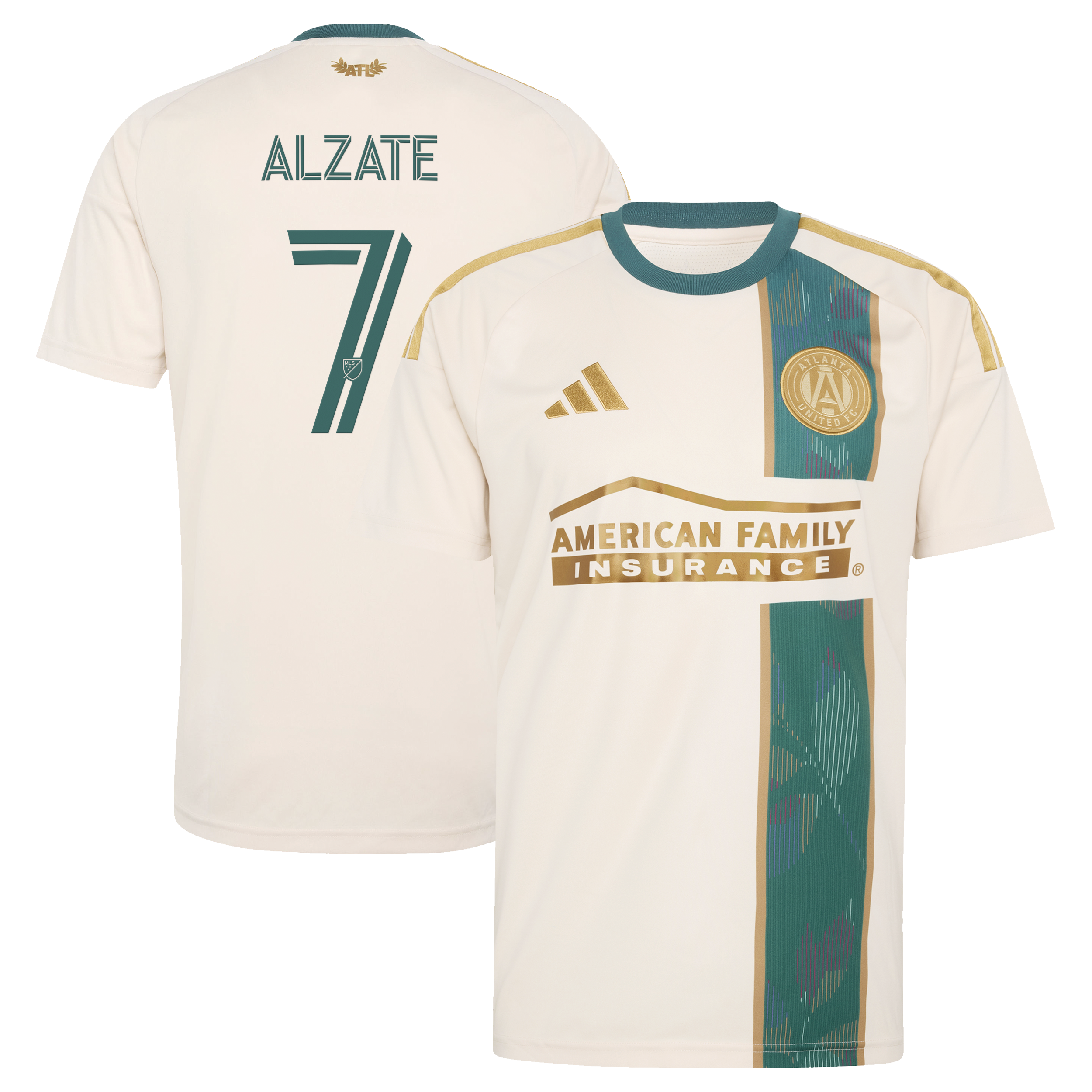 [JED] Steven Alzate Atlanta United FC 2026 Spirit of '96 Replica Jersey - Tan