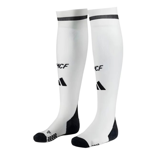2024-2025 Real Madrid CF Socks (White) | Premium | Comfortable