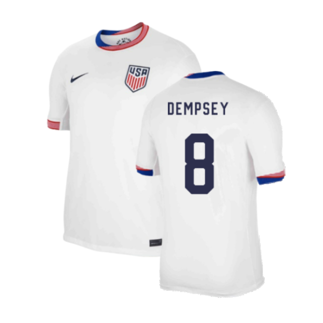 Elite 2024-2025 United States Usa Home Shirt (Dempsey 8)