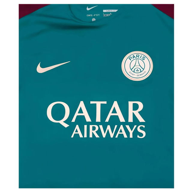 2024-2025 PSG Training Soccer Jersey (Teal) | Elite | Breathable