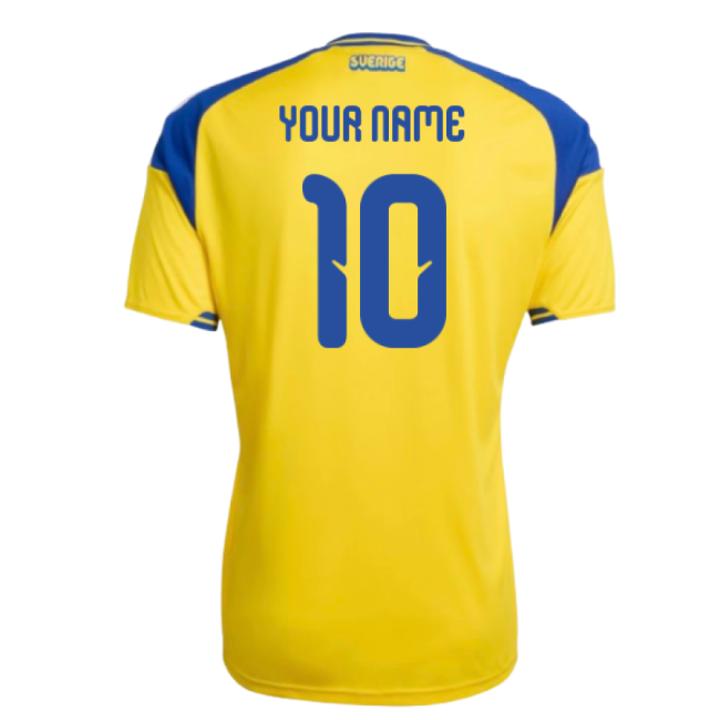 Premium-Quality Sweden 2026-2027 Sweden Home Shirt (Your Name)
