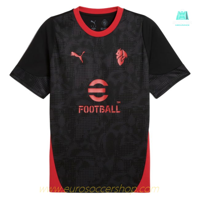 2025-2026 AC Milan Training Jersey (Black) (Pulisic 11)