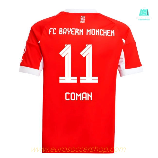 2025-2026 Bayern Munich Home Shirt (Kids) (Coman 11)