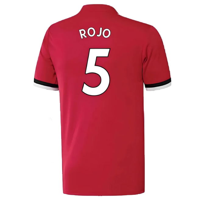 Manchester United 2017-18 Home Top ((Excellent) 4-5 Year) (Rojo 5)
