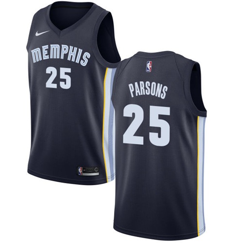 Blue PHI Memphis Grizzlies #25 Nike Official Jersey Game Day Wear