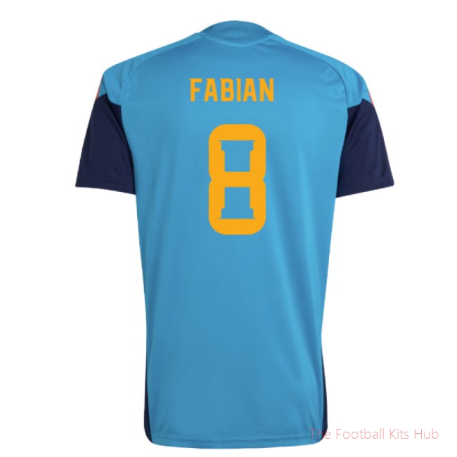 2026-2027 Spain Training Jersey (Bold Aqua) (Fabian 8)