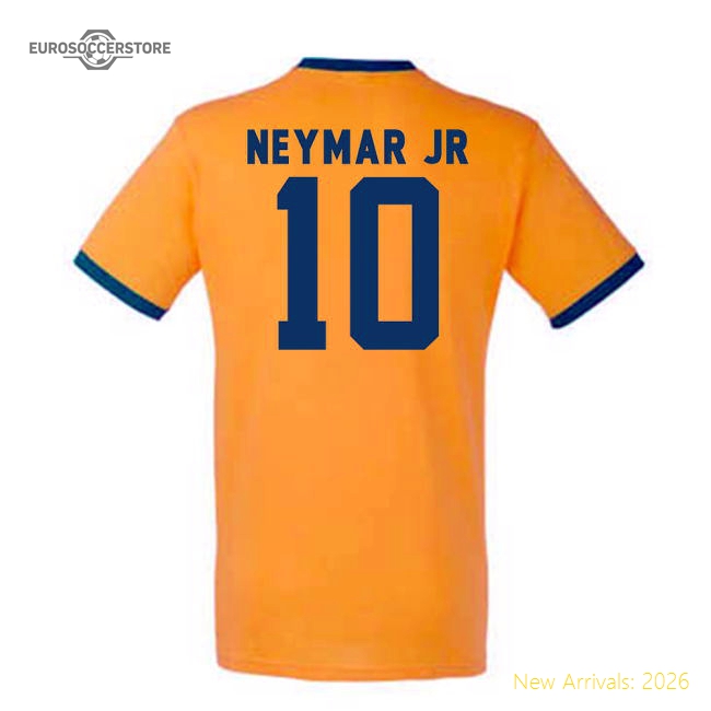 Top Neymar Brazil T-shirt - Casual 2024-2025 Retro Fit Quality