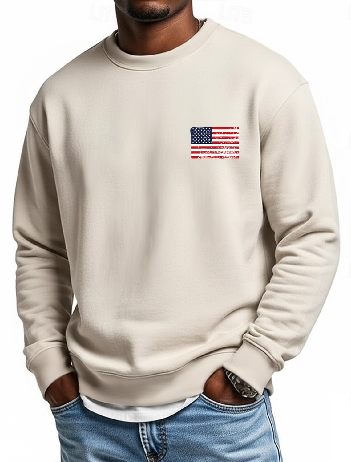 US America 250 Year Anniversary Men's American Flag Freedom Hoodie