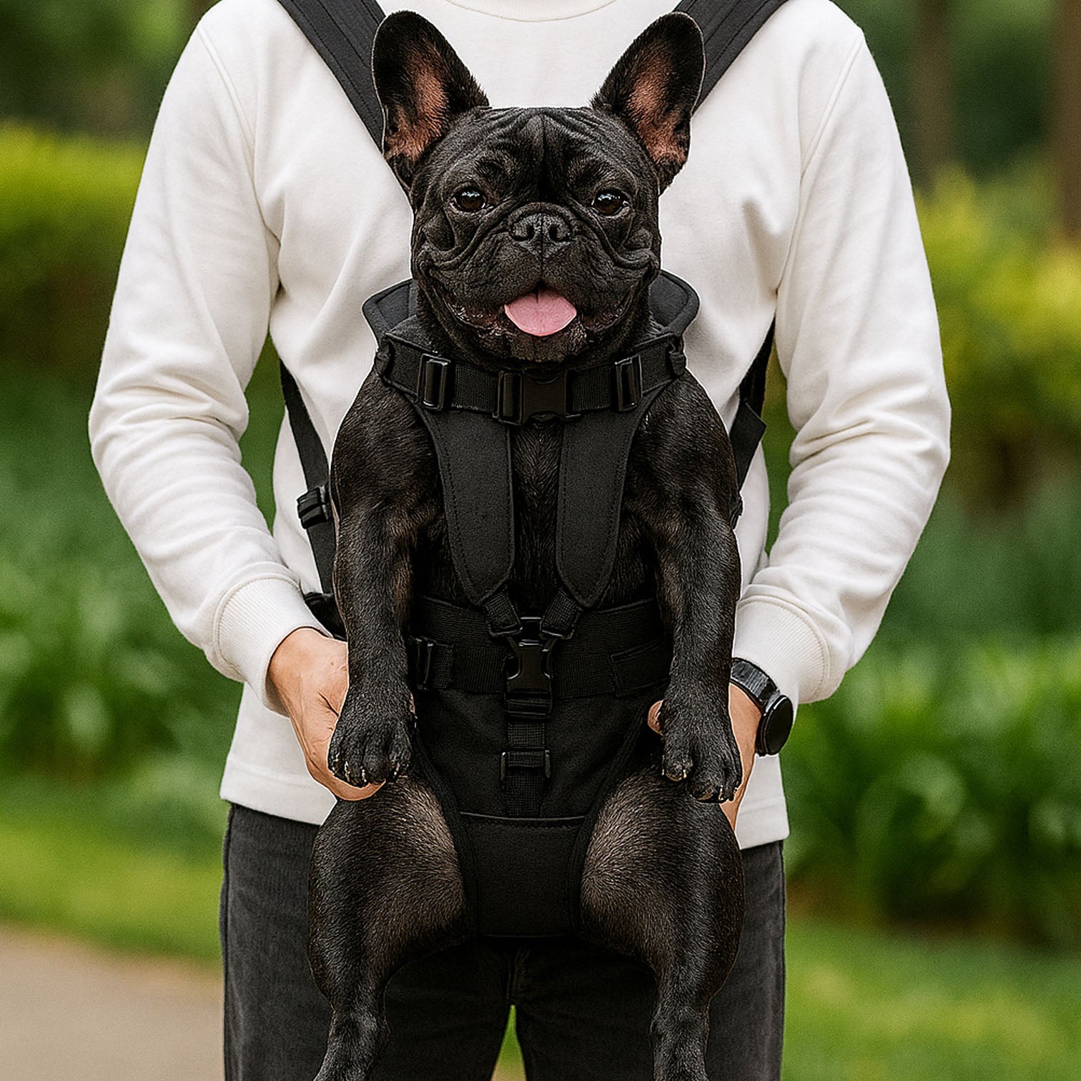 French Bulldog Bullyback French Bulldog Backpack Carry – Secure Dog