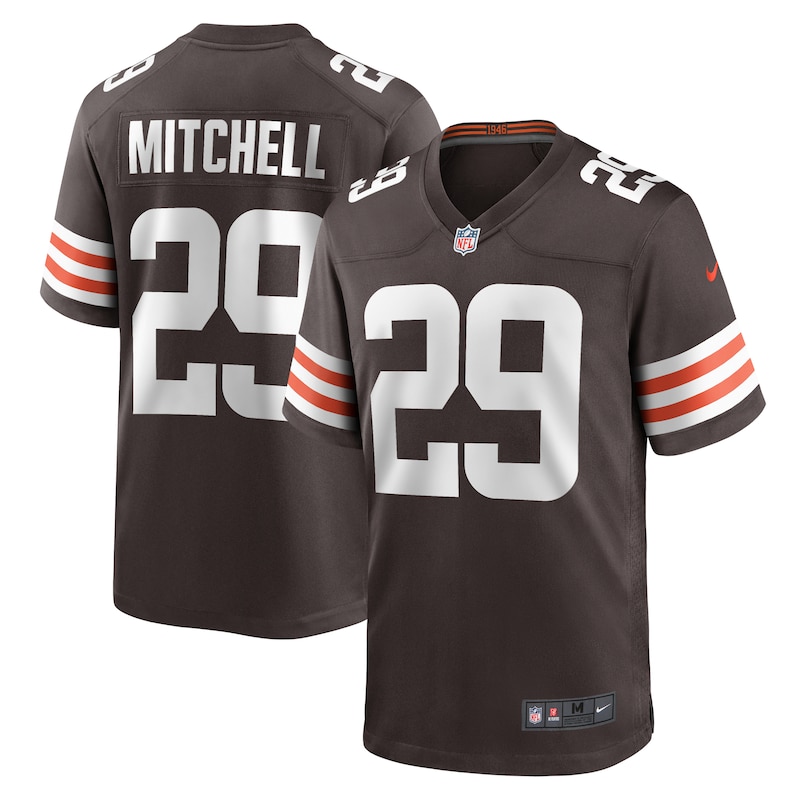 None Cameron Mitchell Record-Breaker CLE Browns Durable Jersey