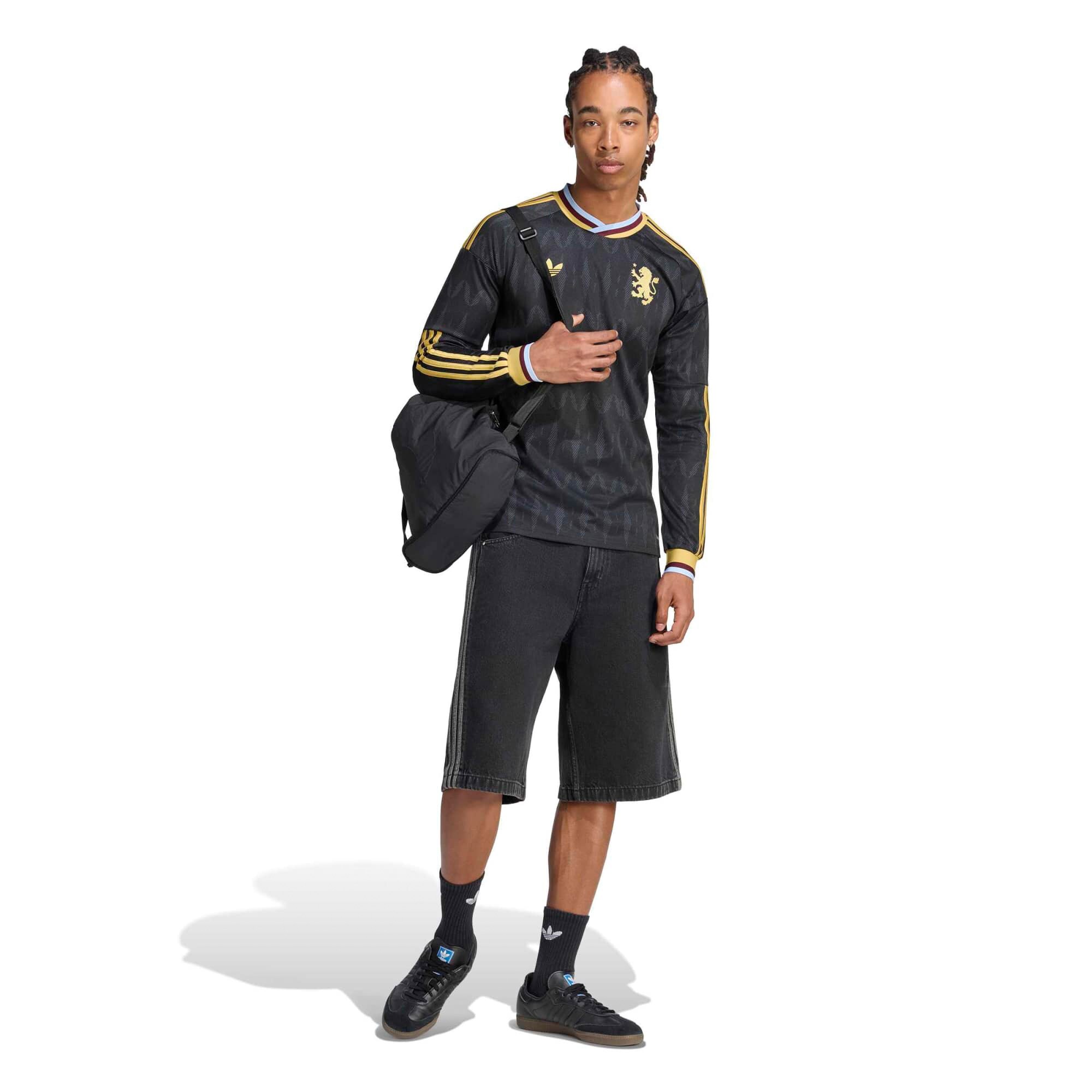 [SJH] Aston Villa 2026/27 Away Replica Long Sleeve Jersey - Black