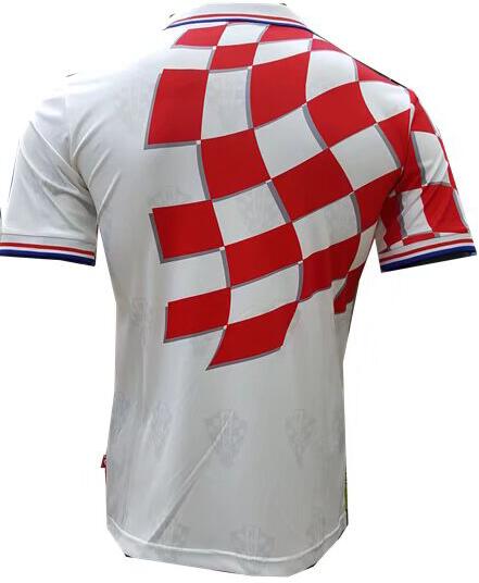 Match Quality Croatia Home 1998 Retro Soccer Jersey Shirt