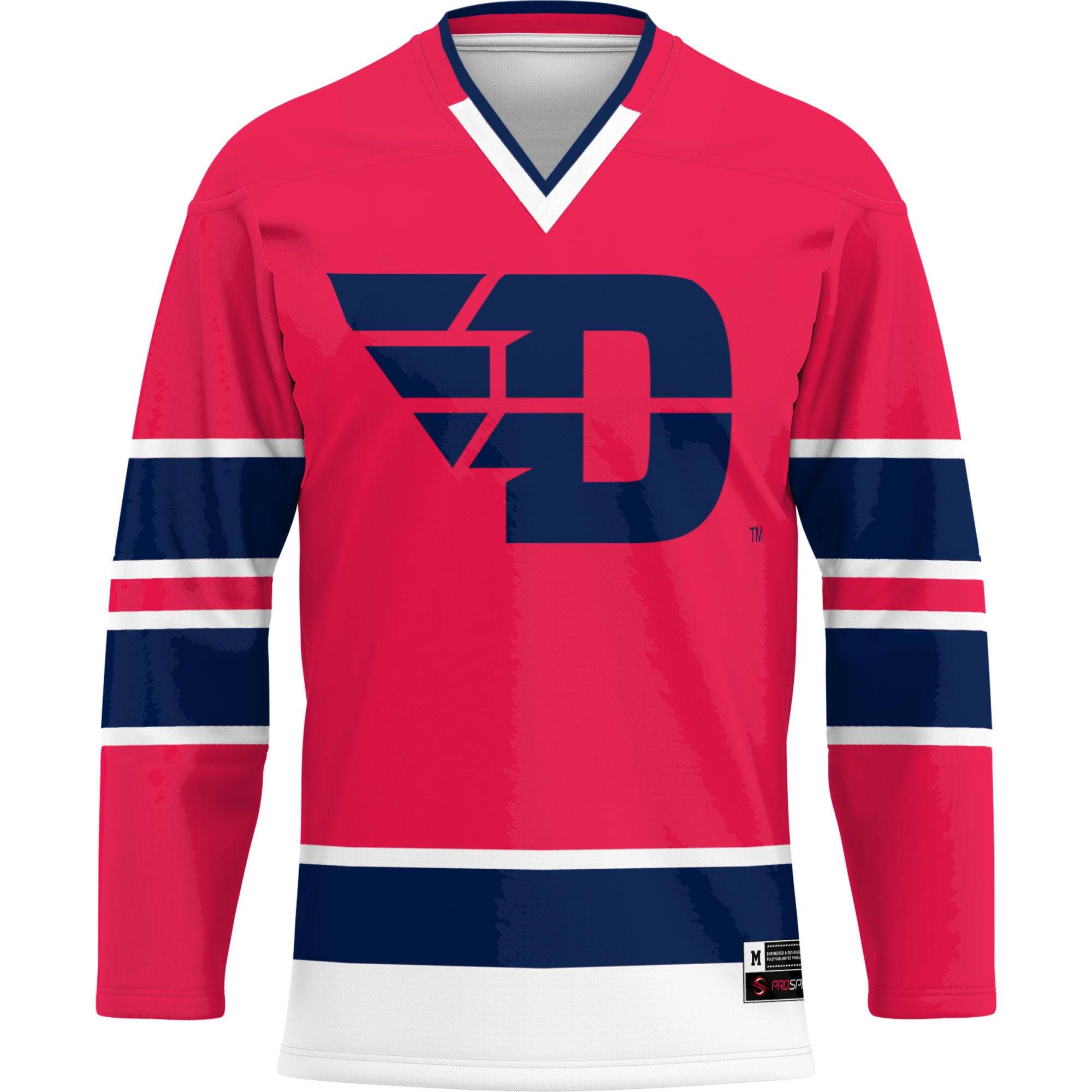 [NJP] Dayton Flyers GameDay Greats Hockey Jersey - Red