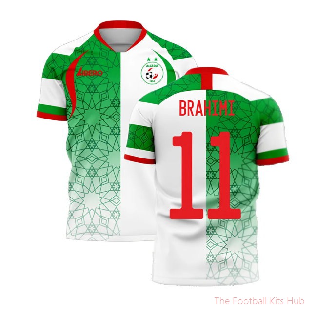 [LK] Algeria 2025/26 Home Football Kit (Libero) (BRAHIMI 11)