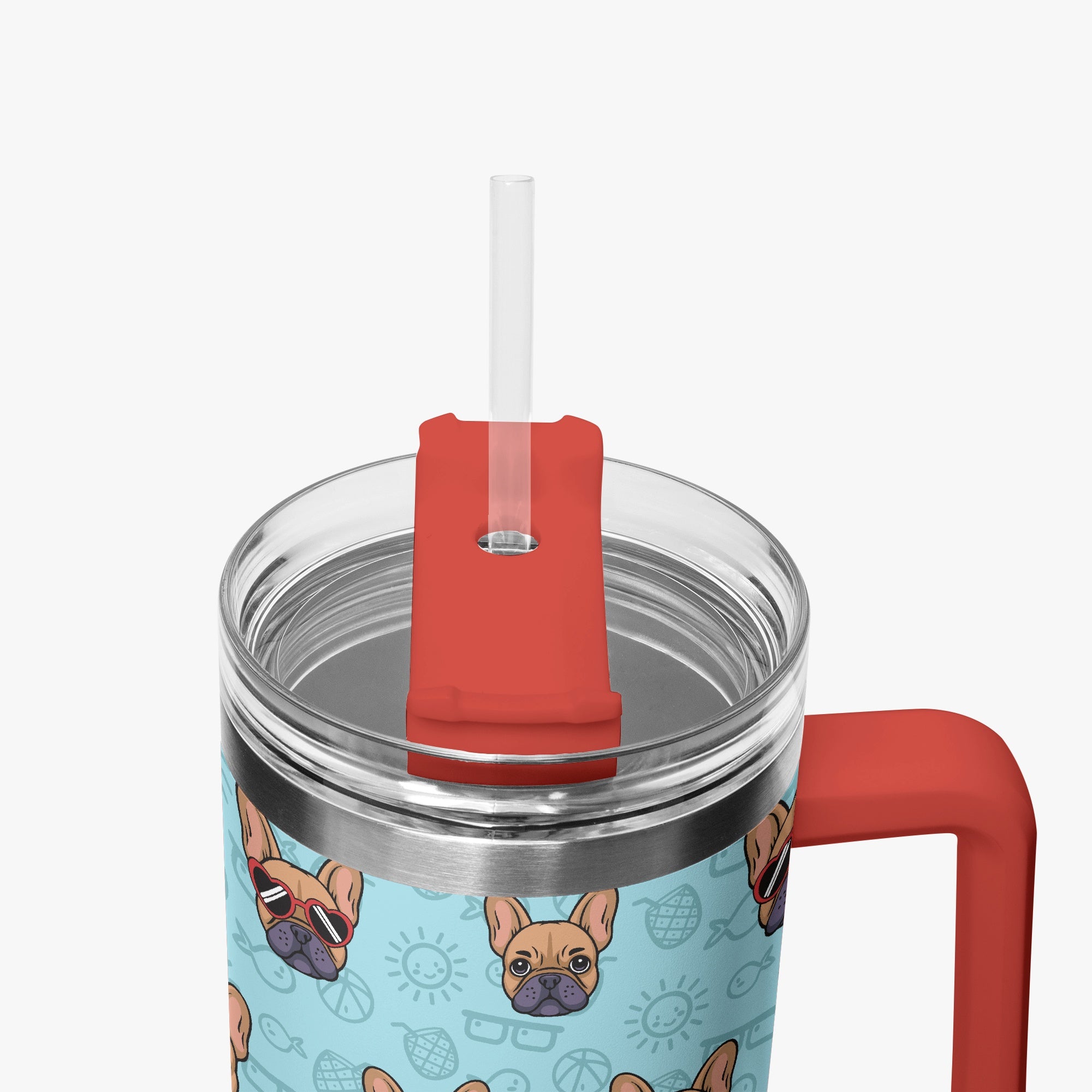 French Bulldog Luca Car Tumbler Cup Essential Dog Supply