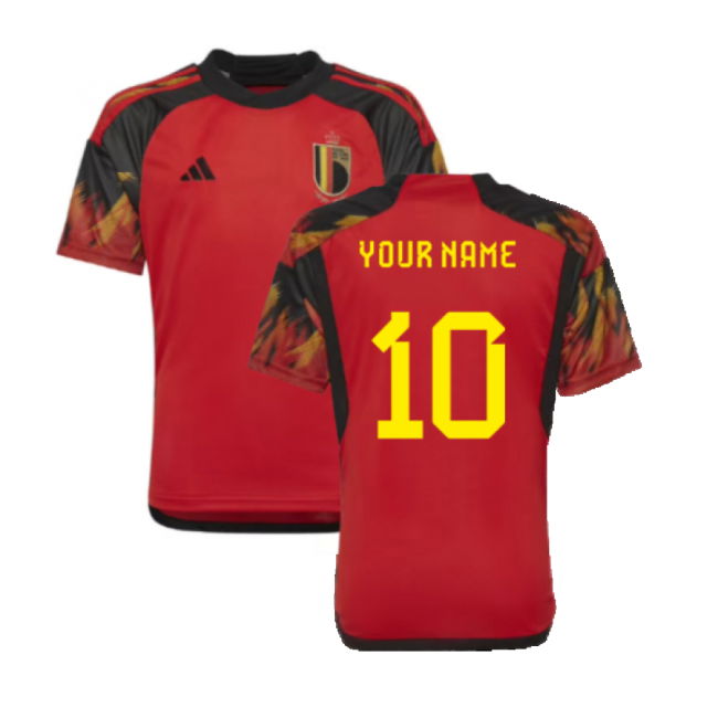 Authentic 2022-2023 Belgium Home Official Euro Athletic