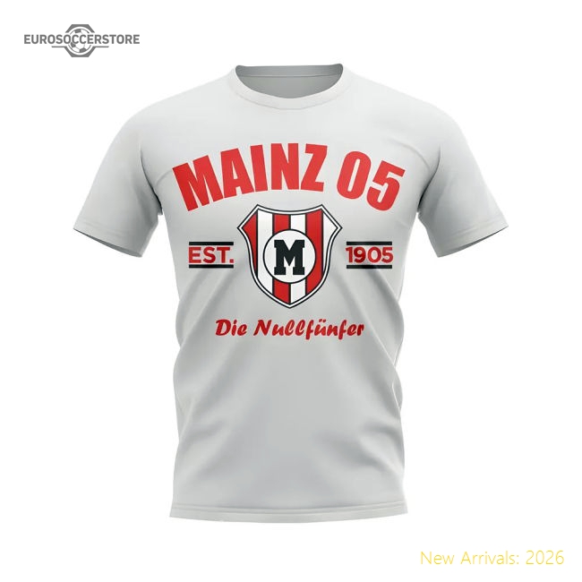 Premium Professional-Grade Mainz 05 Established Football T-Shirt (White)