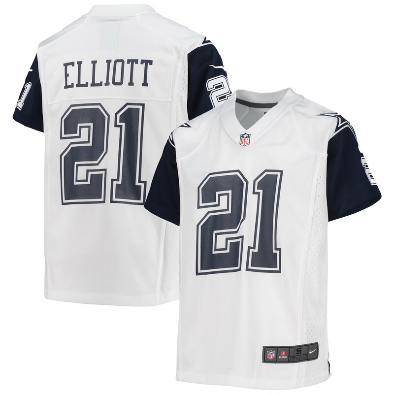 None Ezekiel Elliott DAL Cowboys Iconic Professional Jersey Game Day W