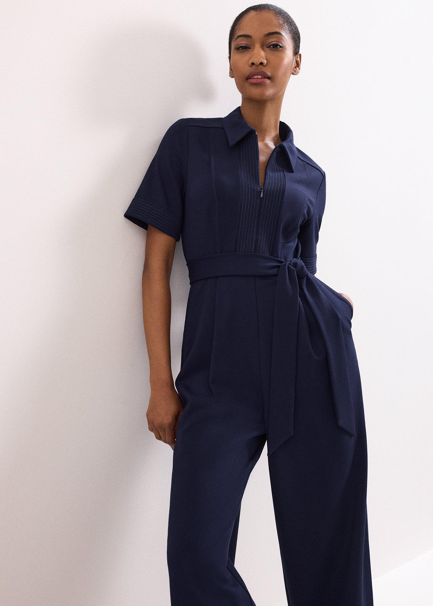 Tabitha Ponte Zip Jumpsuit