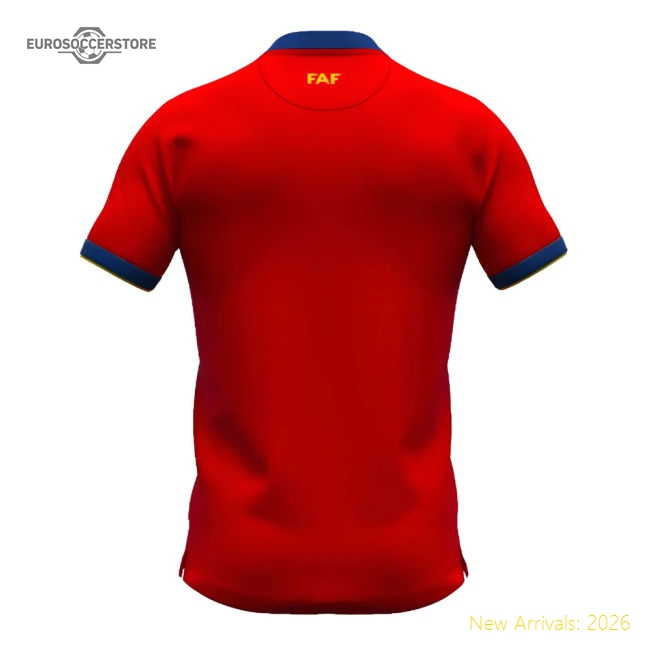Andorra Home Kit 2024-2025 Fan Collection Jersey Supporter
