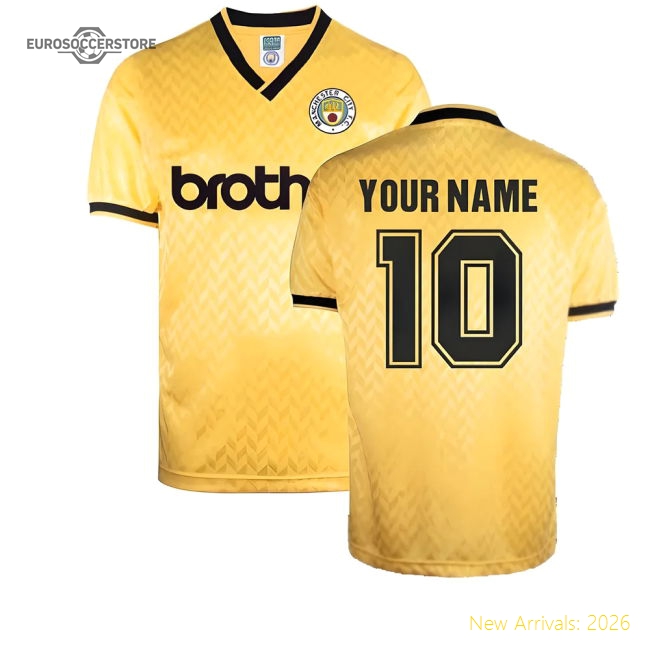 City Manchester 1989 Third Retro Jersey (Your Name) In Multiple Adult