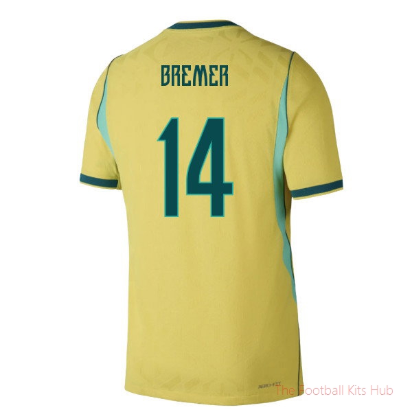 Elite Brazil Aero-Fit Match 2026-2027 Home Shirt (Bremer 14)