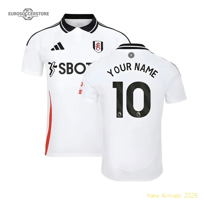 2024-2025 Fulham Home Shirt (Your Name) For Premier League Fans