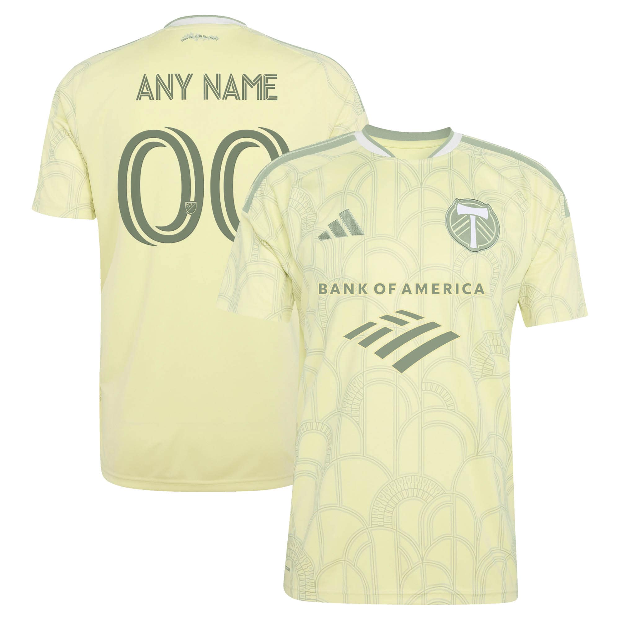 [JED] Portland Timbers 2026 Civic Stadium Kit Replica Custom Jersey - Yellow