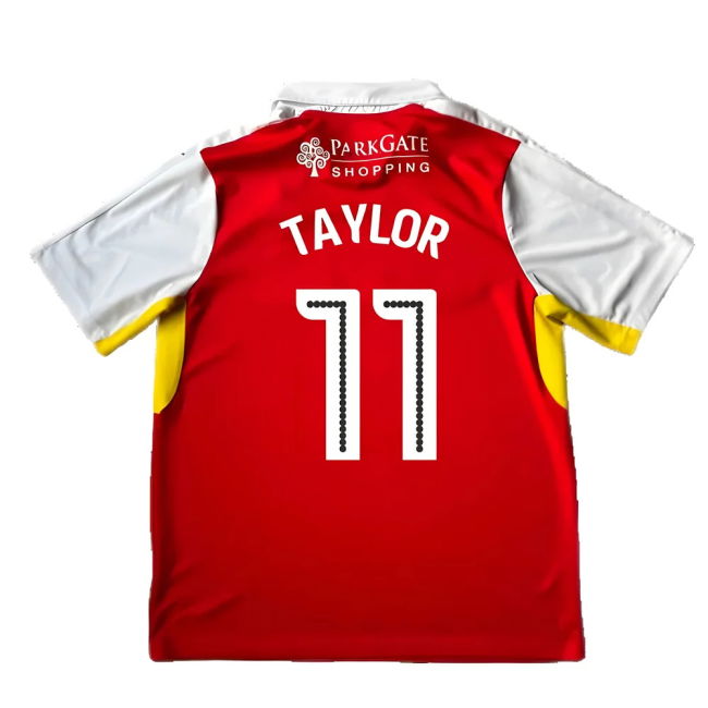 Rotherham Home Shirt Good Xl Taylor #11 Official Licensed Match Da...