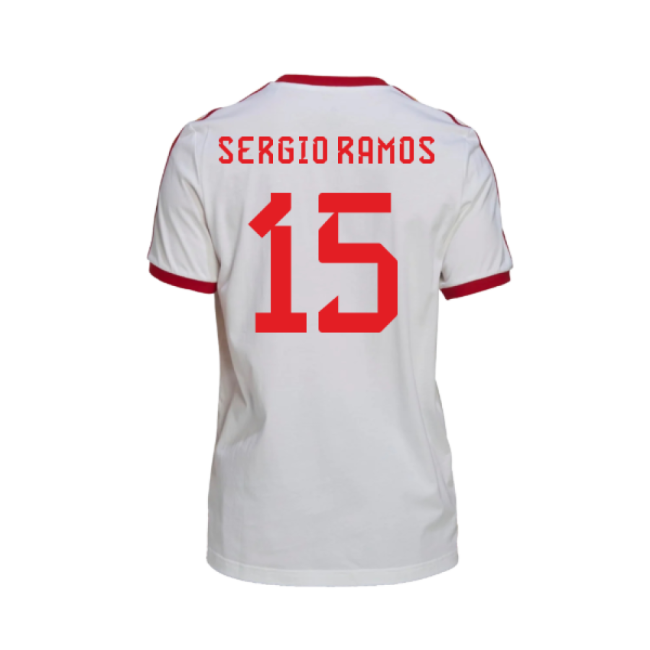 Sergio Ramos 15 Match Worn Style Spain Home Elite Kit 2022-2023