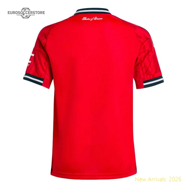 Authentic 2025-2026 Man Utd Home Shirt (kids) - Premium Quality