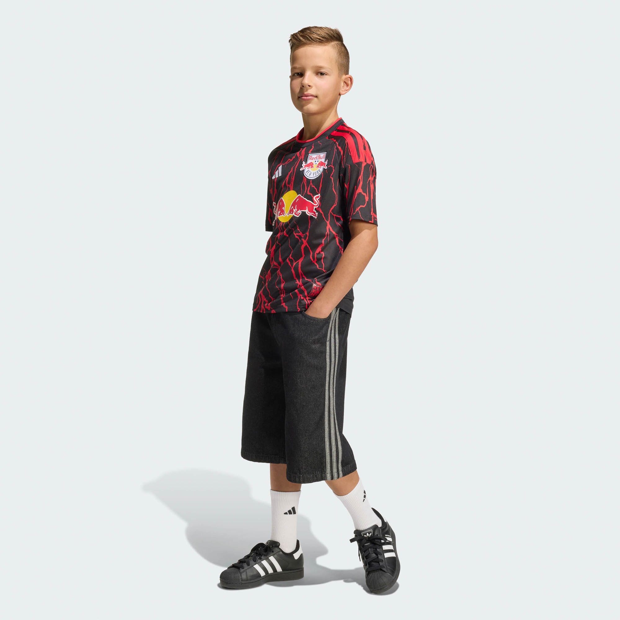 [JED] New York Red Bulls Youth 2026 The Rooted Kit Replica Jersey - Black