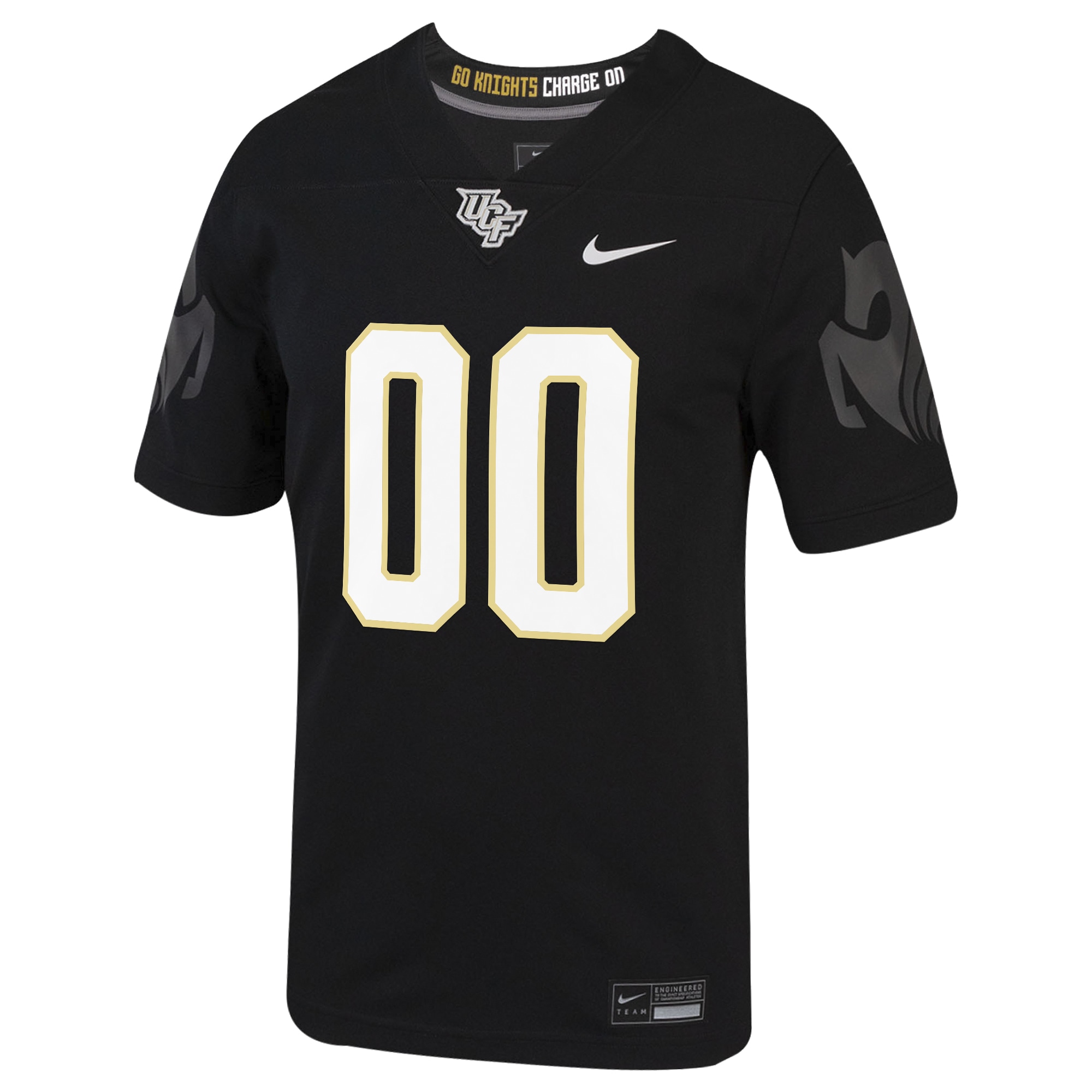 [DDG] UCF Knights Home Custom Game Jersey - Black