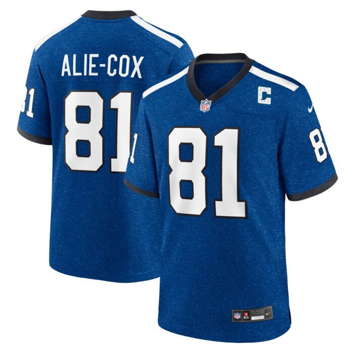 Men's Indianapolis Colts Mo Alie Cox Nike Royal Indiana Ni...
