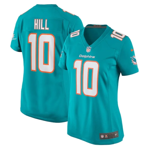 None Tyreek Hill  Jersey - Aqua | NFL Player Jersey | NFL Football