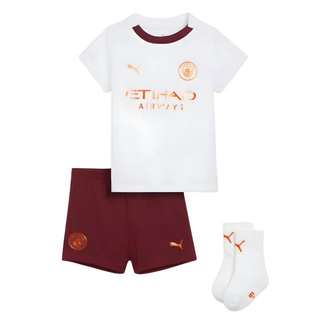 Man City Soccer Jerseys 2023-2024 Away Jersey - Baby