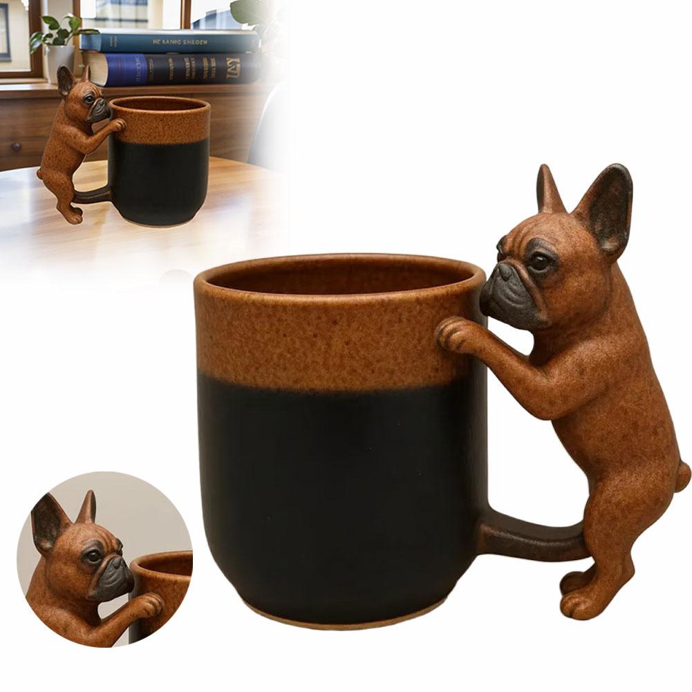 Coffee Mug – Ceramic Dog Cup For Animal Lovers Summer Wear | Comfort Fit
