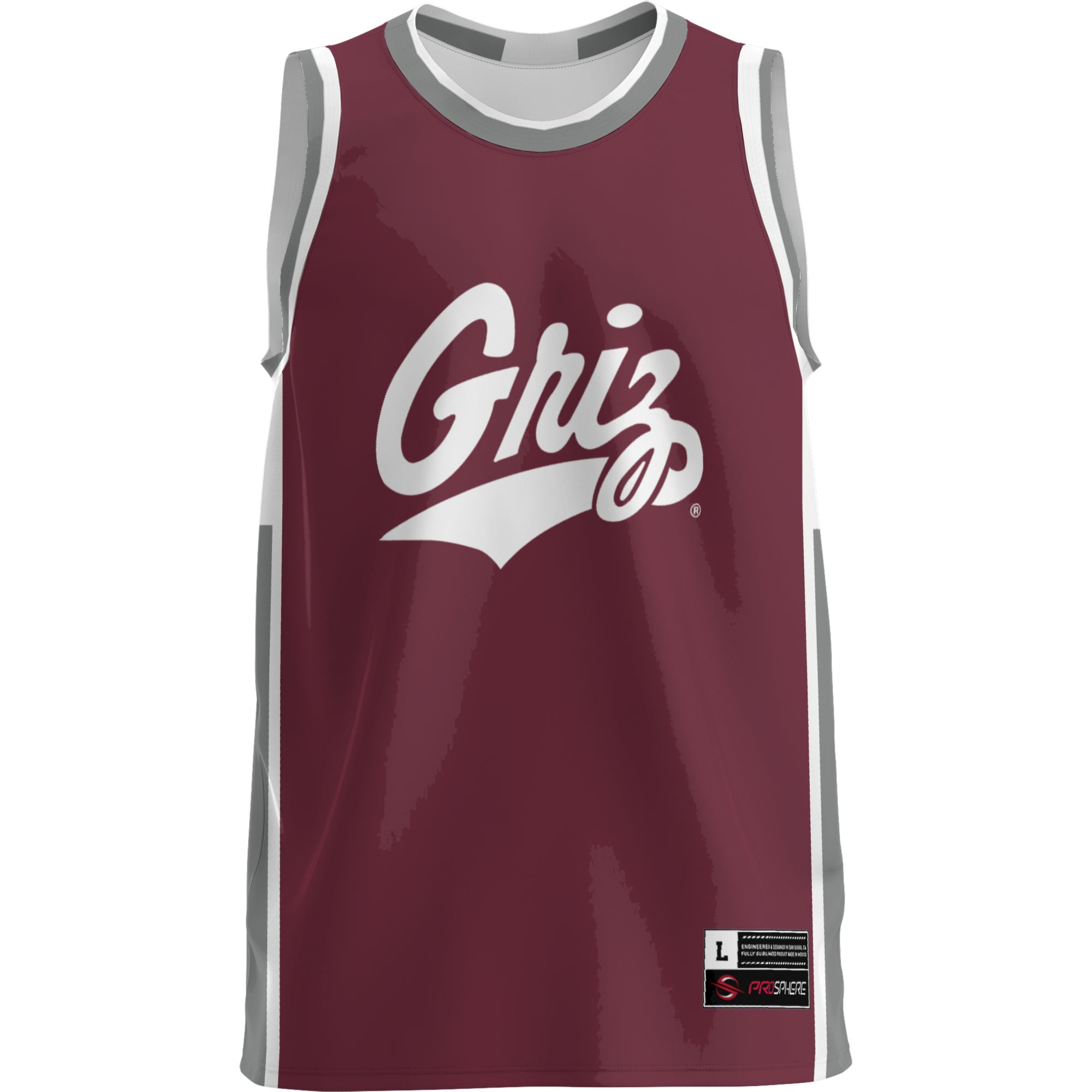 Montana Grizzlies GameDay Greats Lightweight Basketball Jersey - Maroon