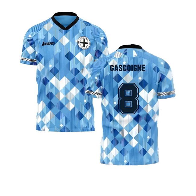 Gascoigne 8 Exclusive Exclusive Quality England Third Rare Jersey