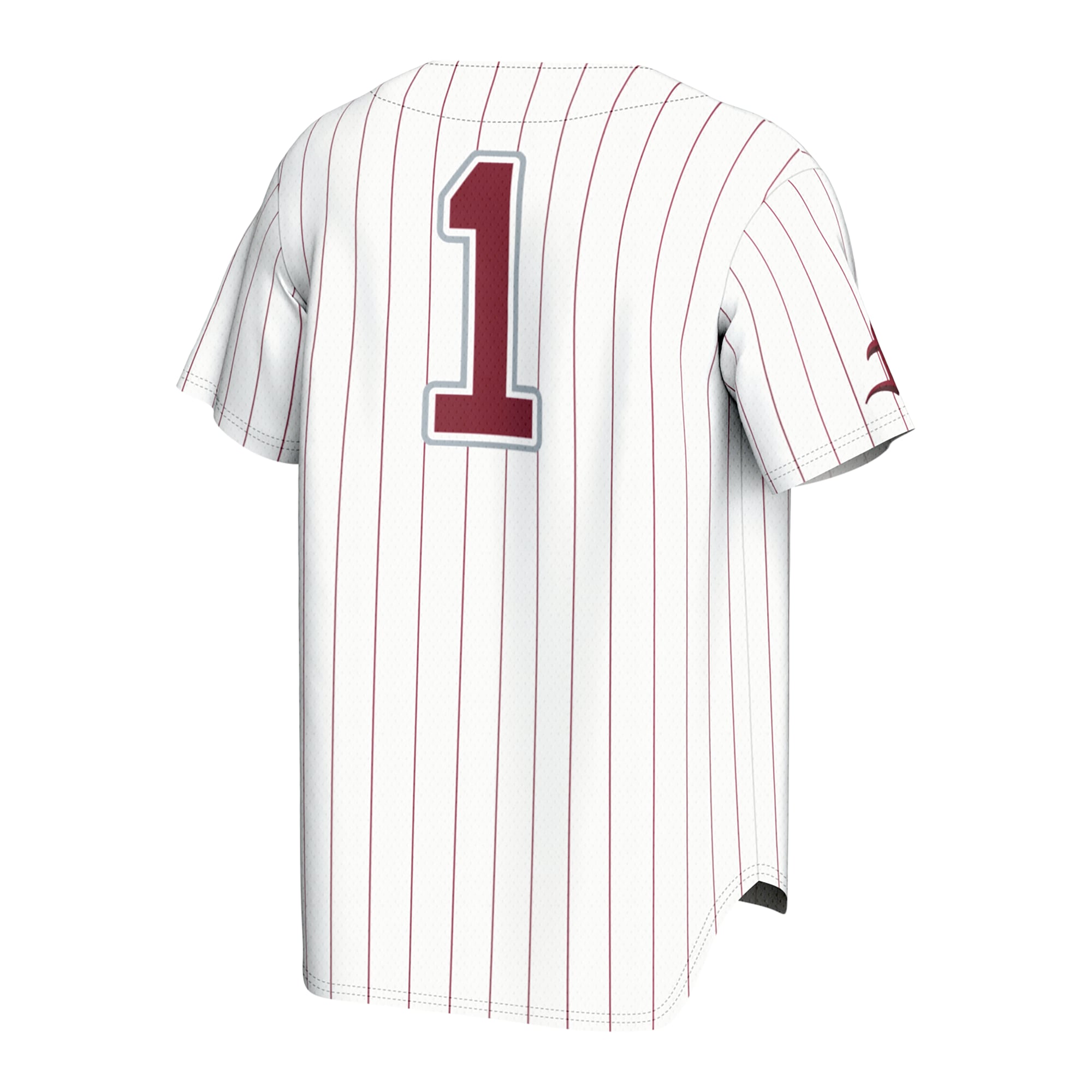 Fordham Rams GameDay Greats Unisex Lightweight Collegiate Baseball Fashion Jersey - White