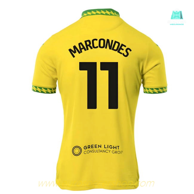 2025-2026 Norwich City Home Shirt (Marcondes 11)
