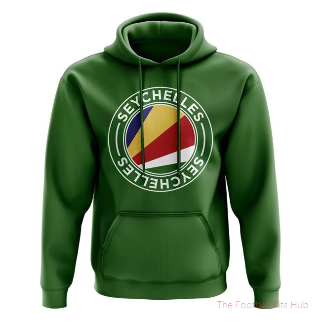 Men Seychelles Football Badge Hoodie (Green)
