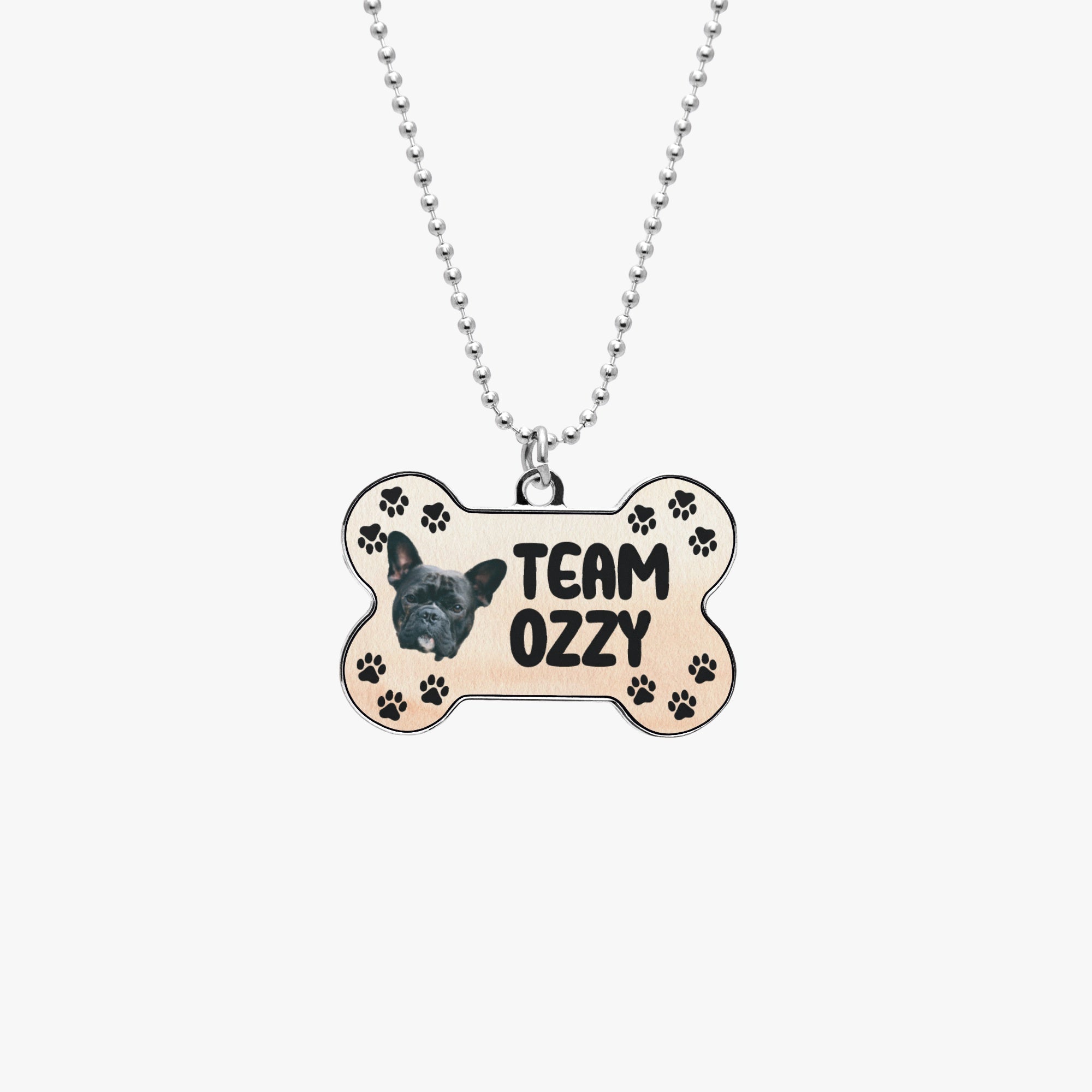 Frenchie-Fan Team - Necklace For Frenchie Moms for French Bulldog Lovers