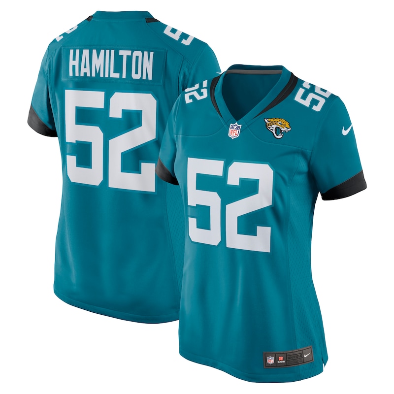 None DaVon Hamilton JAX Jaguars Stylish Premium Material Jersey