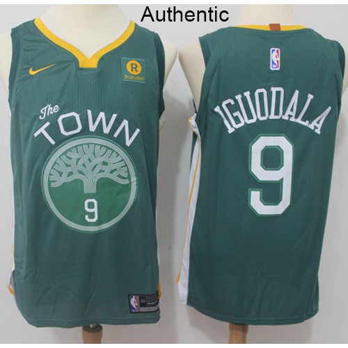 Gold GSW State Warriors #9 Nike Classic Jersey NBA Fan Apparel