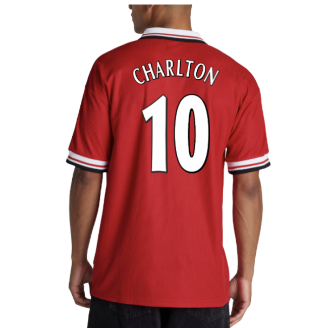 1998-2000 Man Utd Retro Home Jersey (Charlton 10)