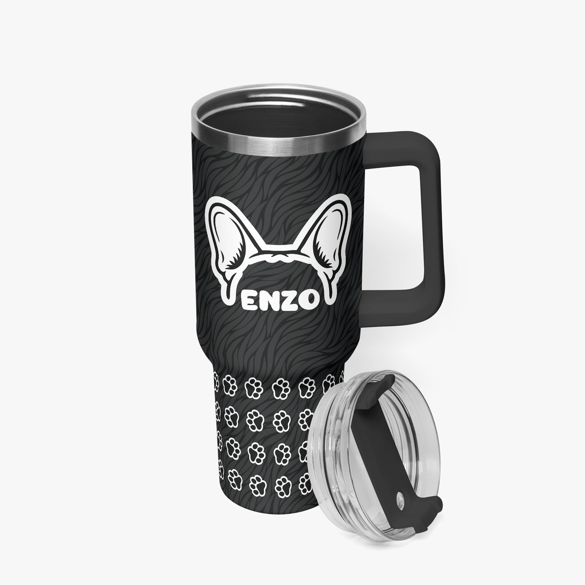 Pet-Lover Trendy Gigi - Personalized Car Tumbler Cup for Fashion Lovers